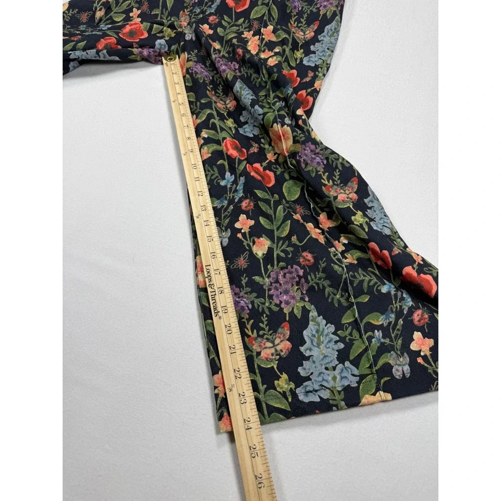 Cider Women Floral Corduroy Overalls Multi Color Wide Leg corduroy Size 1XL NWT - Picture 3 of 10